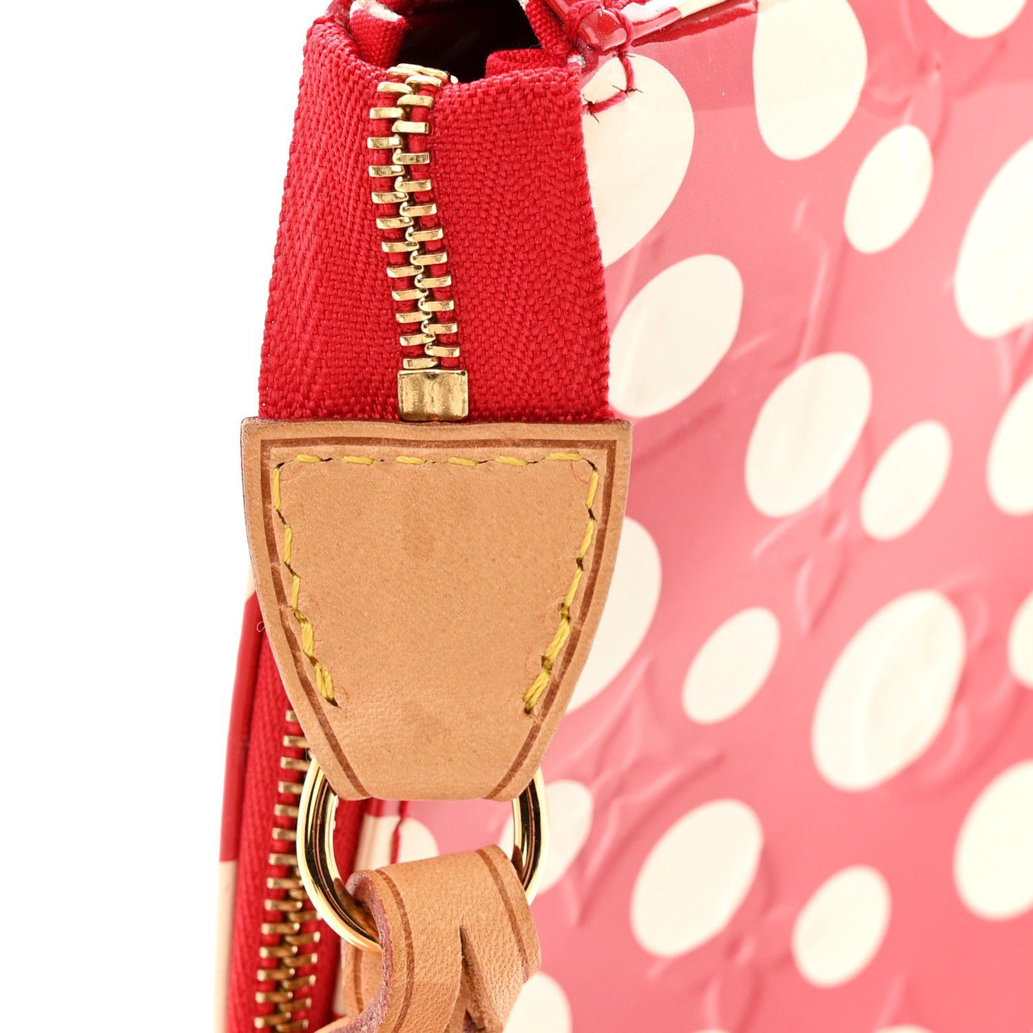 Louis Vuitton Vernis Kusama Infinity Dots Pochette Accessories Red 15 of 15