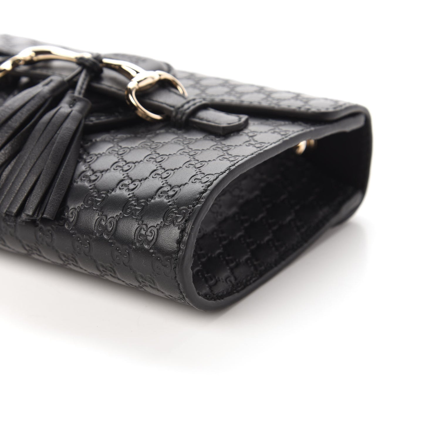 Microguccissima Mini Emily Shoulder Bag Black