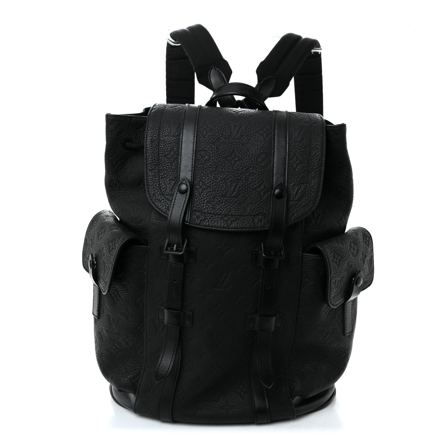 Louis Vuitton Taurillon Monogram Christopher PM Backpack Black 1 of 11