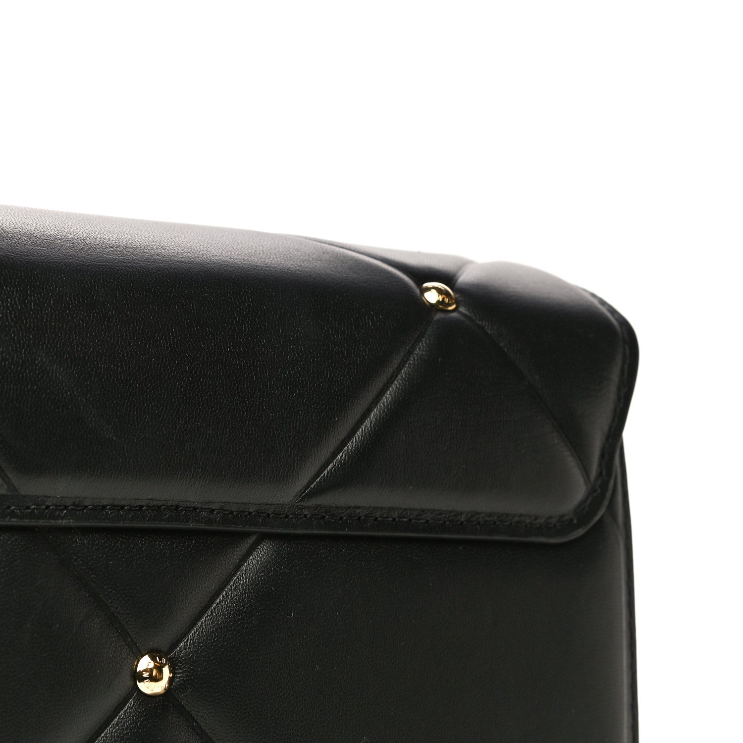 Louis Vuitton Lambskin Quilted Twist MM Black 15 of 19
