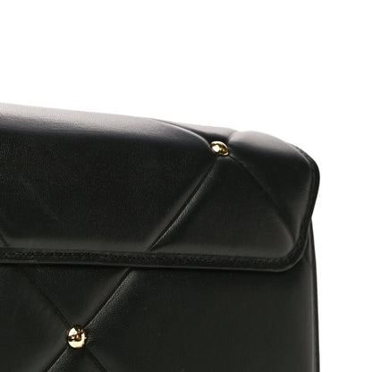 Louis Vuitton Lambskin Quilted Twist MM Black 15 of 19