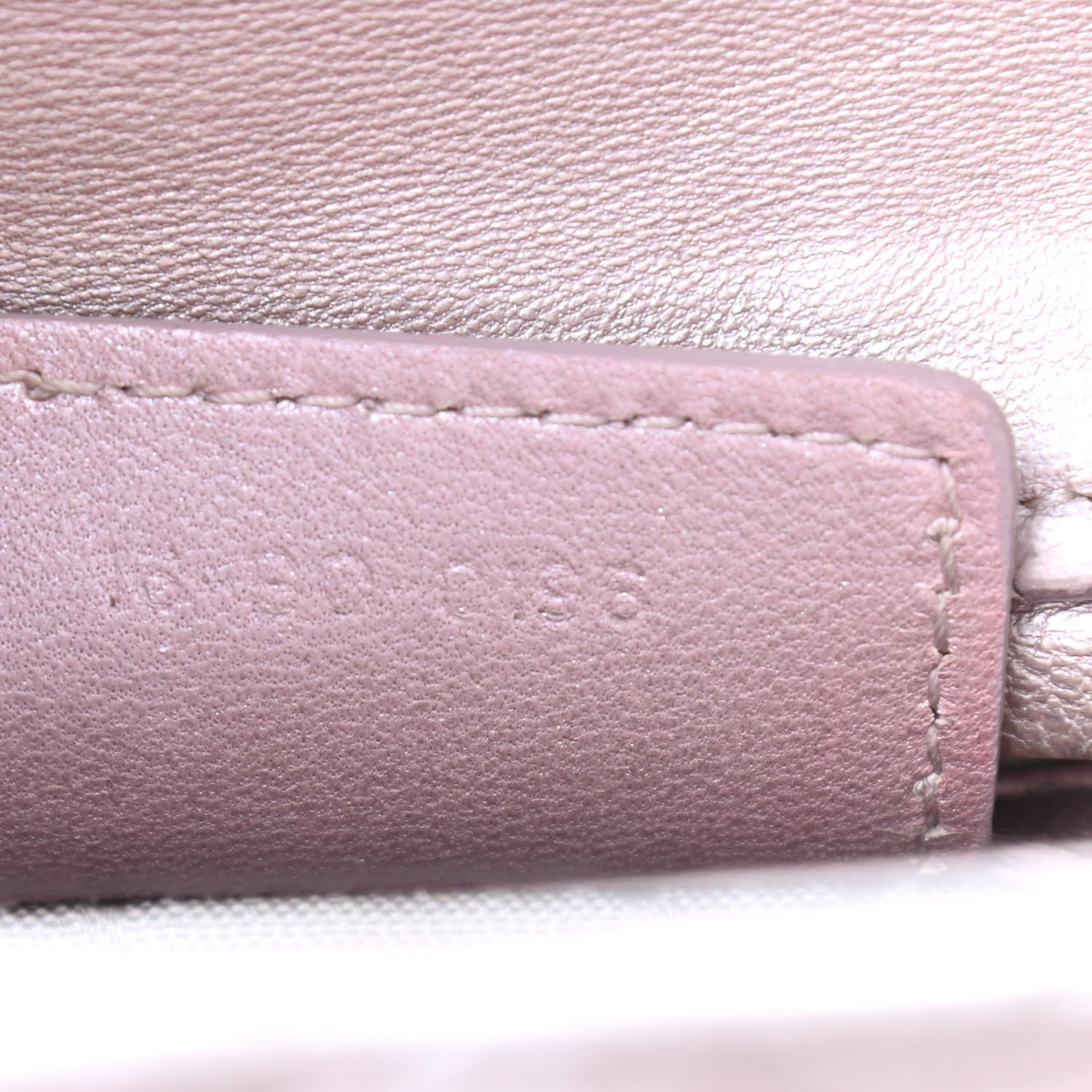 Christian Dior Pearly Lambskin Cannage Medium Lady Dior Lotus 6 of 11