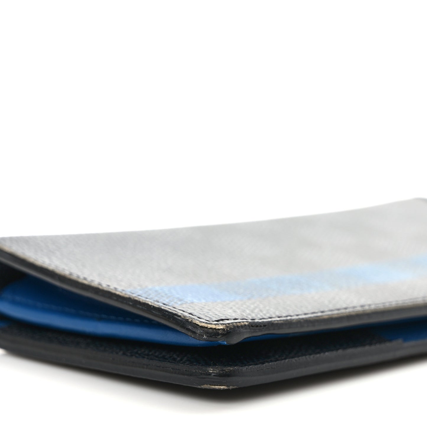 Damier Graphite Stripe Pocket Organizer Blue