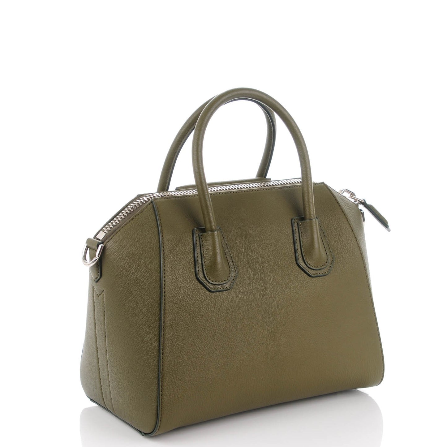 Sugar Goatskin Small Antigona Khaki