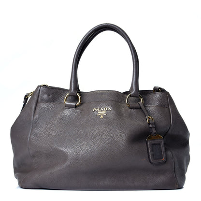 Prada Vitello Daino Tote Grafite 1 of 4