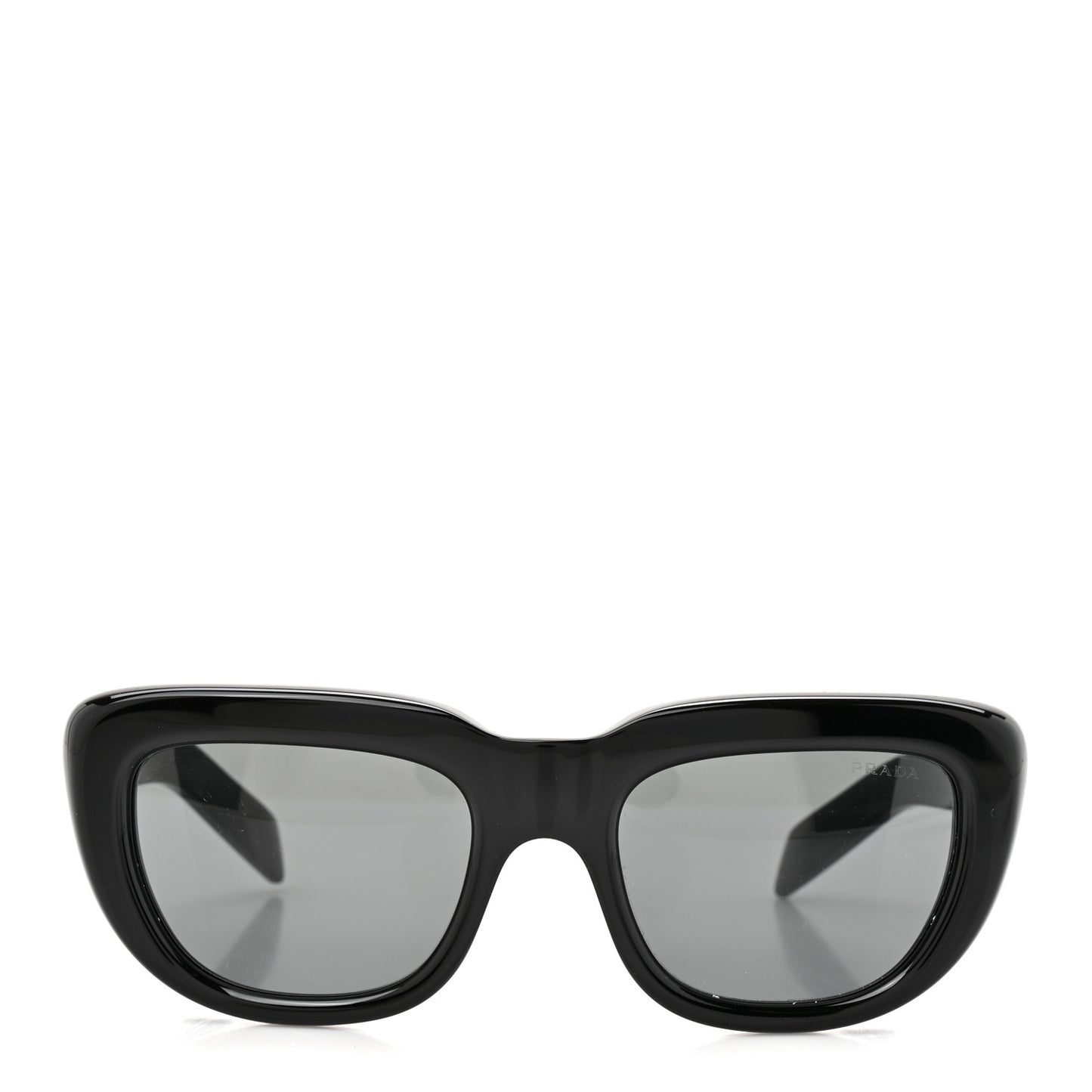 Acetate Rectangular Sunglasses SPR D07 Black