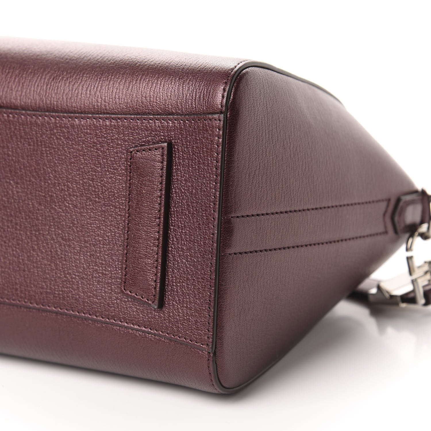 Givenchy Metallic Sugar Goatskin Small Antigona Oxblood 7 of 10