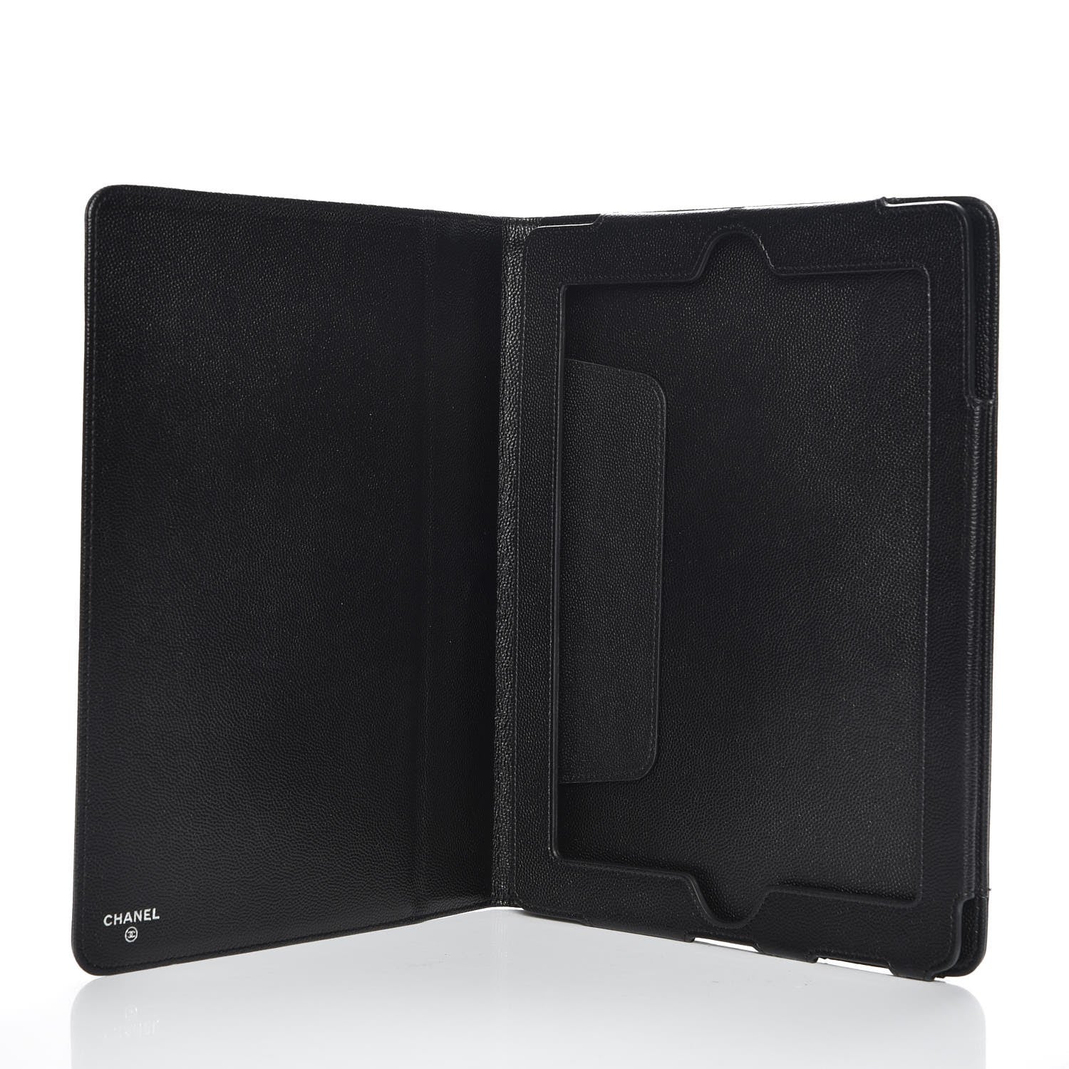 Chanel Caviar Sevruga iPad Case Black 5 of 7