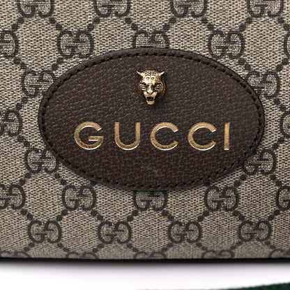 Gucci GG Supreme Monogram Web Neo Vintage Shoulder Bag Beige New Acero Crop 12 of 13