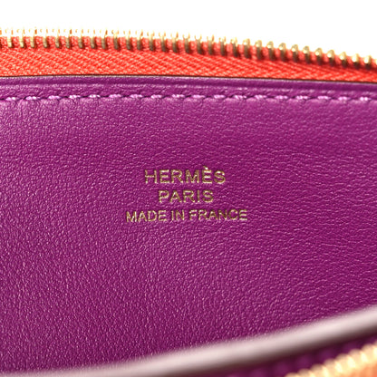 Hermes Evercolor Atout Pouch Terre Battue Anemone 6 of 10