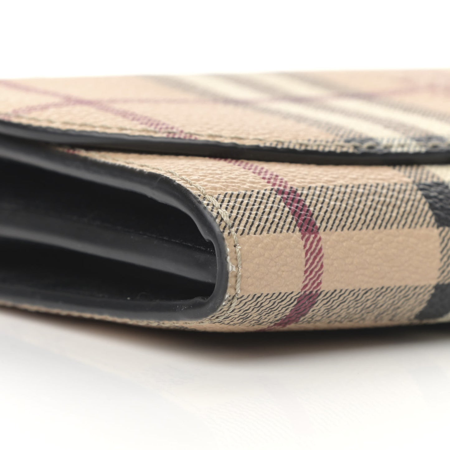 Haymarket Check Henley Wallet On Chain Black