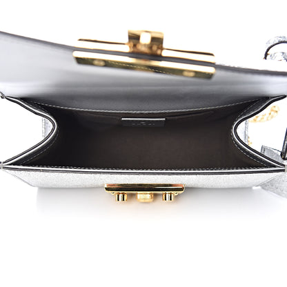 Gucci Galassia Small Padlock Shoulder Bag Argento 6 of 13