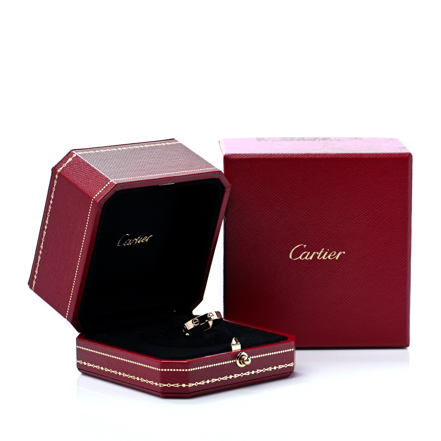 Cartier 18K Yellow Gold 3.5mm LOVE Wedding Band Ring 51 5.75 7 of 7