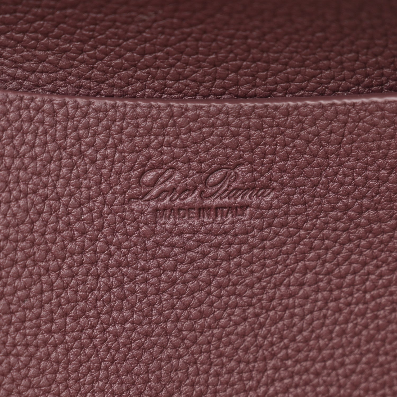 Loro Piana Grained Calfskin L32 Loom Bag Azuki Beans 7 of 11