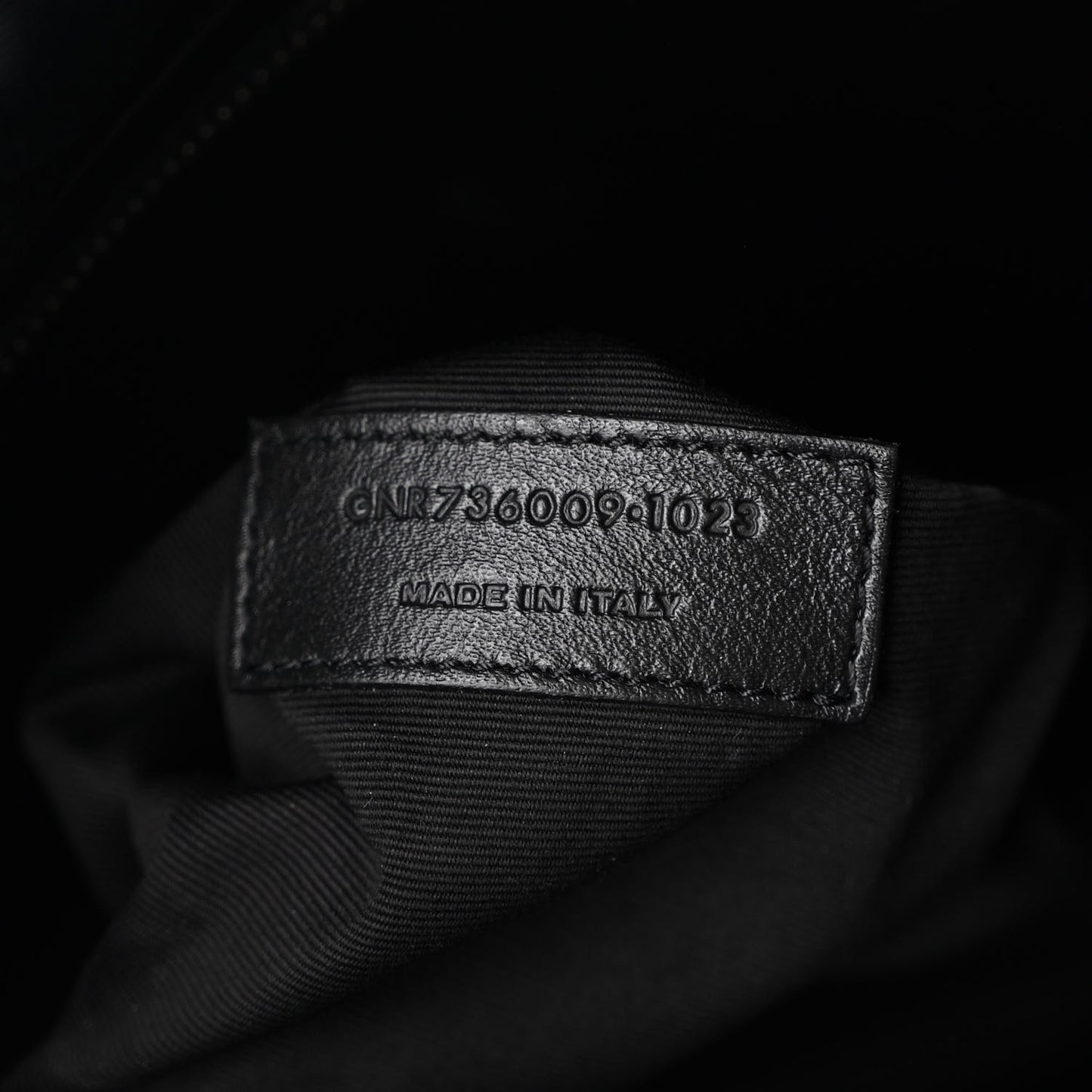 Calfskin Quilted ES Giant Travel Bag Black