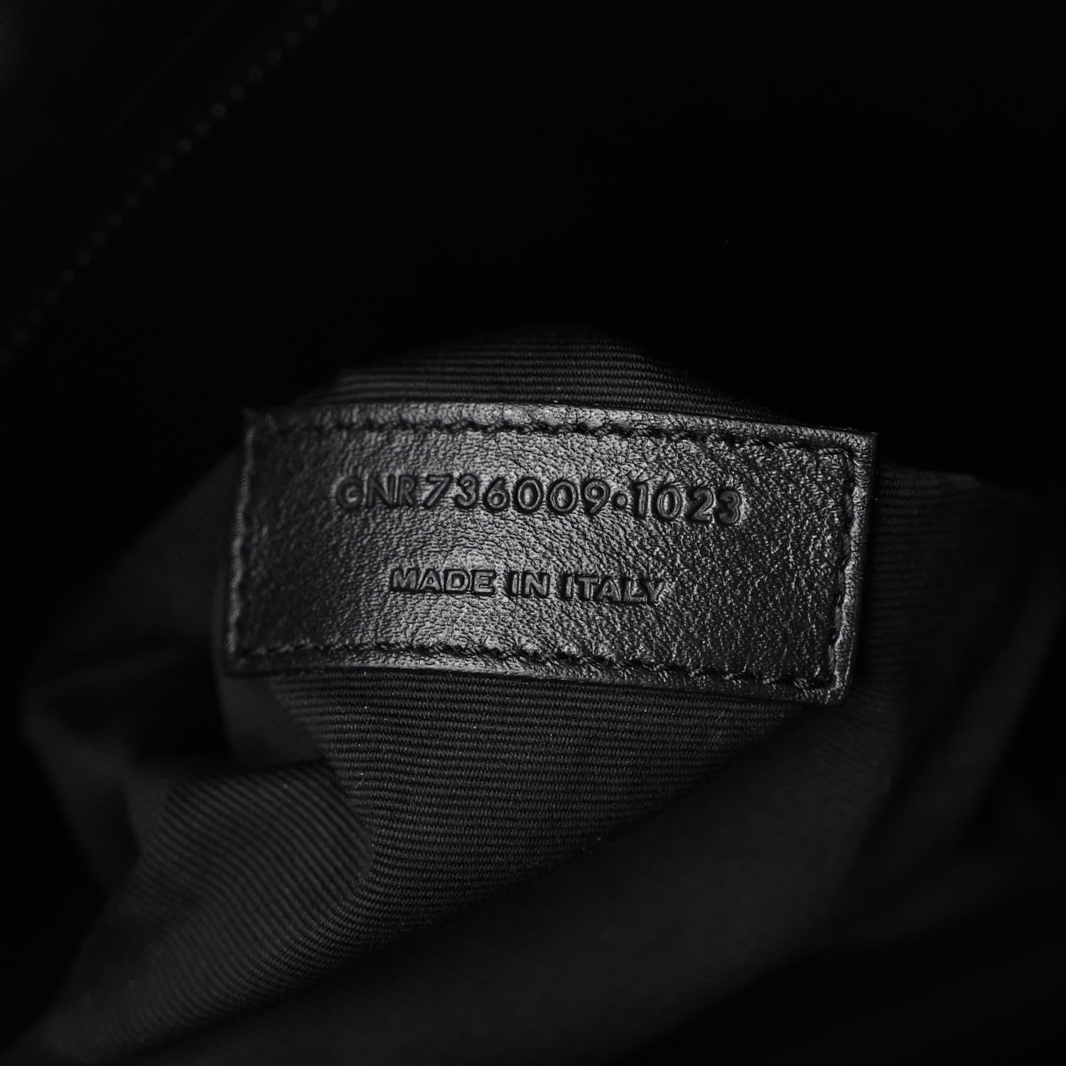 Saint Laurent Calfskin Quilted ES Giant Travel Bag Black 7 of 10