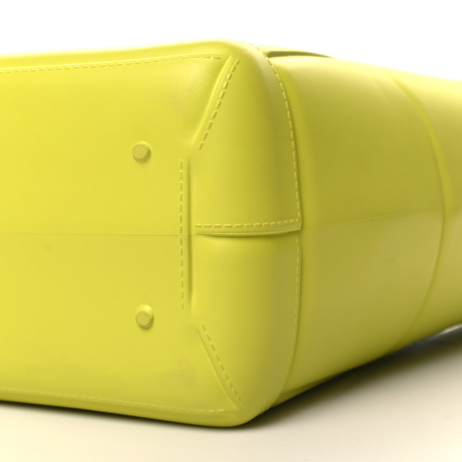 Bottega Veneta Rubber Maxi Intrecciato Medium Arco Kiwi Green 9 of 9