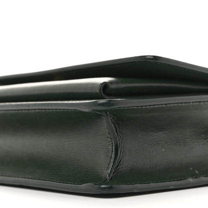Saint Laurent Calfskin Monogram Sunset Chain Wallet Green 10 of 13