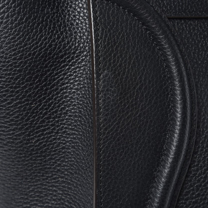 Celine Drummed Calfskin Mini Luggage Black 10 of 11