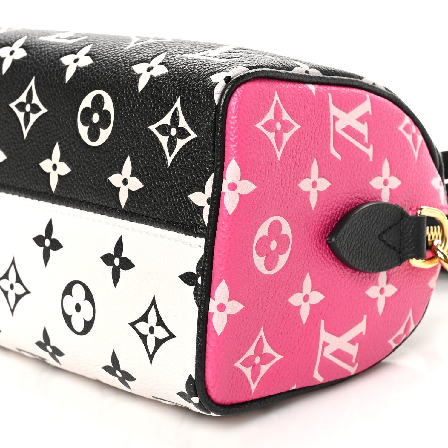 Louis Vuitton Empreinte Monogram Spring in the City Speedy Bandouliere 20 Black White Pink 9 of 9