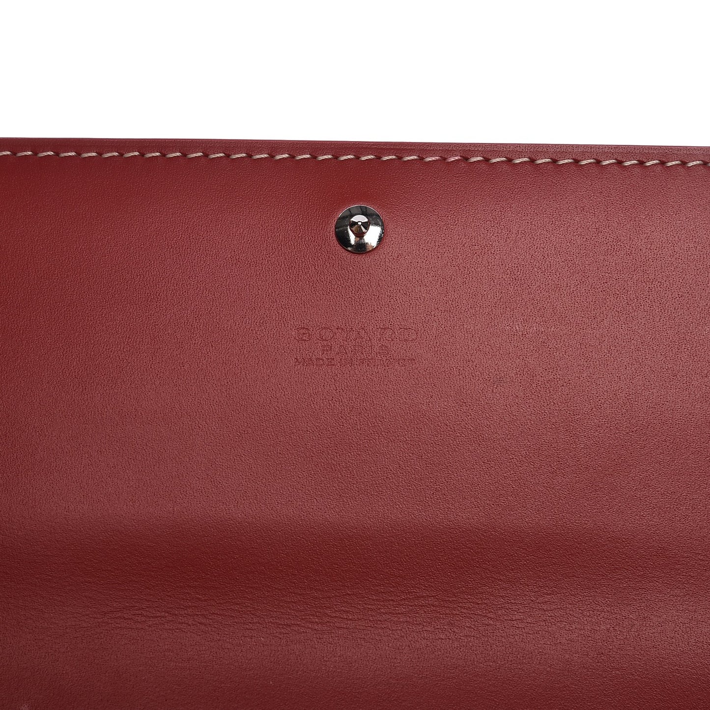 Goyardine Varenne Long Wallet Red