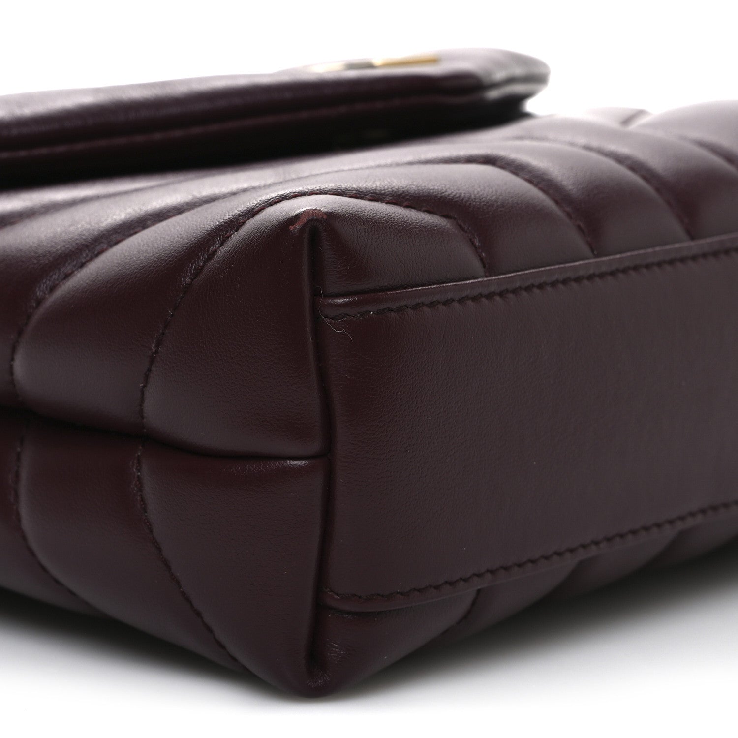 Saint Laurent Calfskin Y Quilted Monogram Toy Loulou Monogram Crossbody Bag Rouge Legion 11 of 13