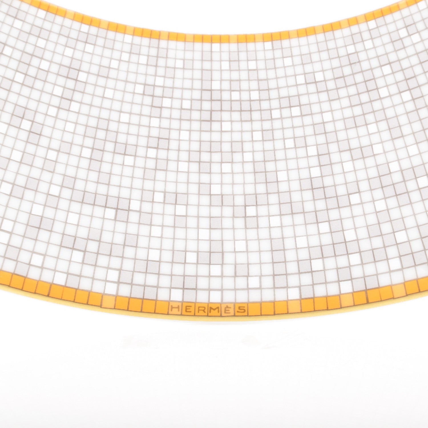 Hermes Porcelain Mosaique Au 24 Presentation Plate 4 of 6