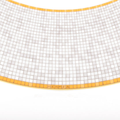 Hermes Porcelain Mosaique Au 24 Presentation Plate 4 of 6