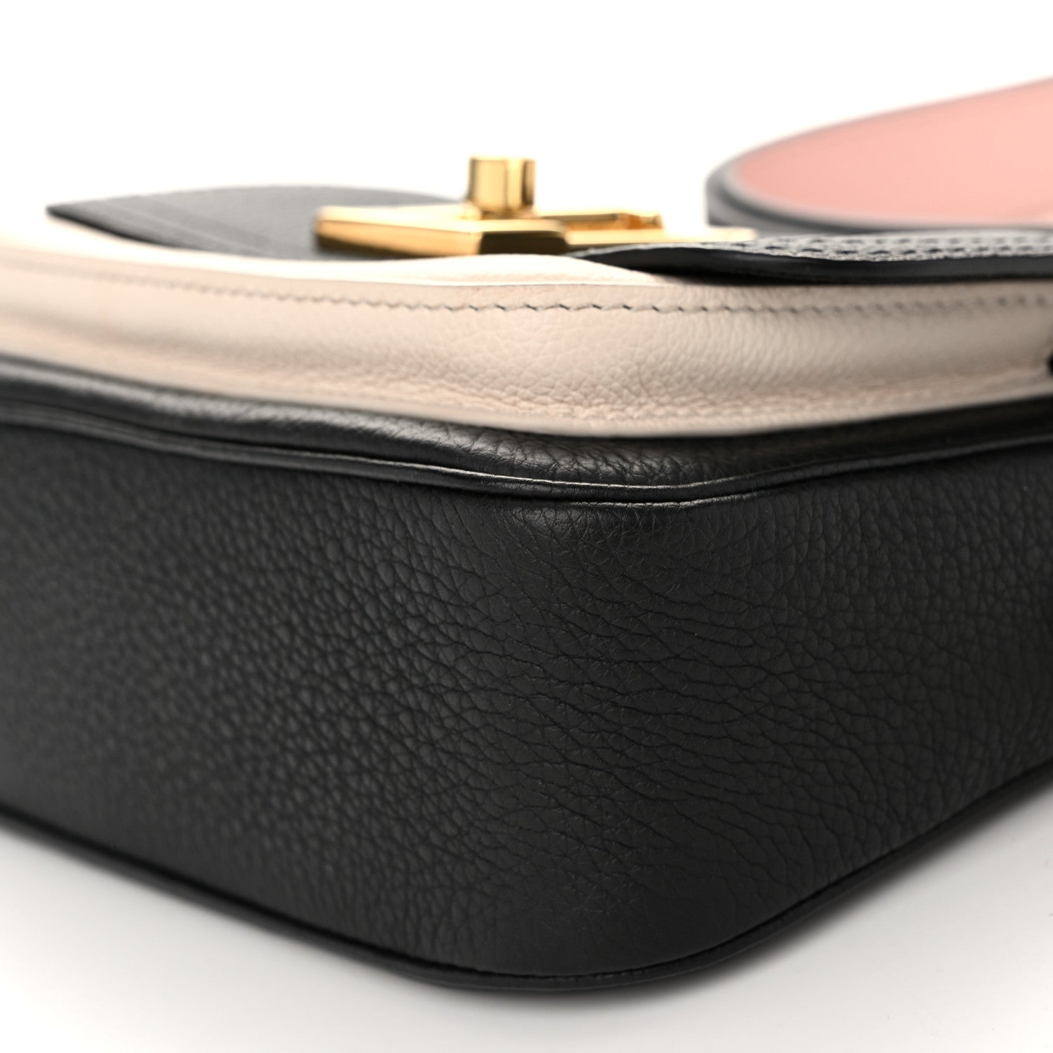 Louis Vuitton Grained Calfskin Lockme Tender Black 9 of 9