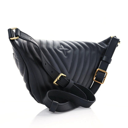 Louis Vuitton Calfskin Quilted New Wave Bumbag Black 3 of 9