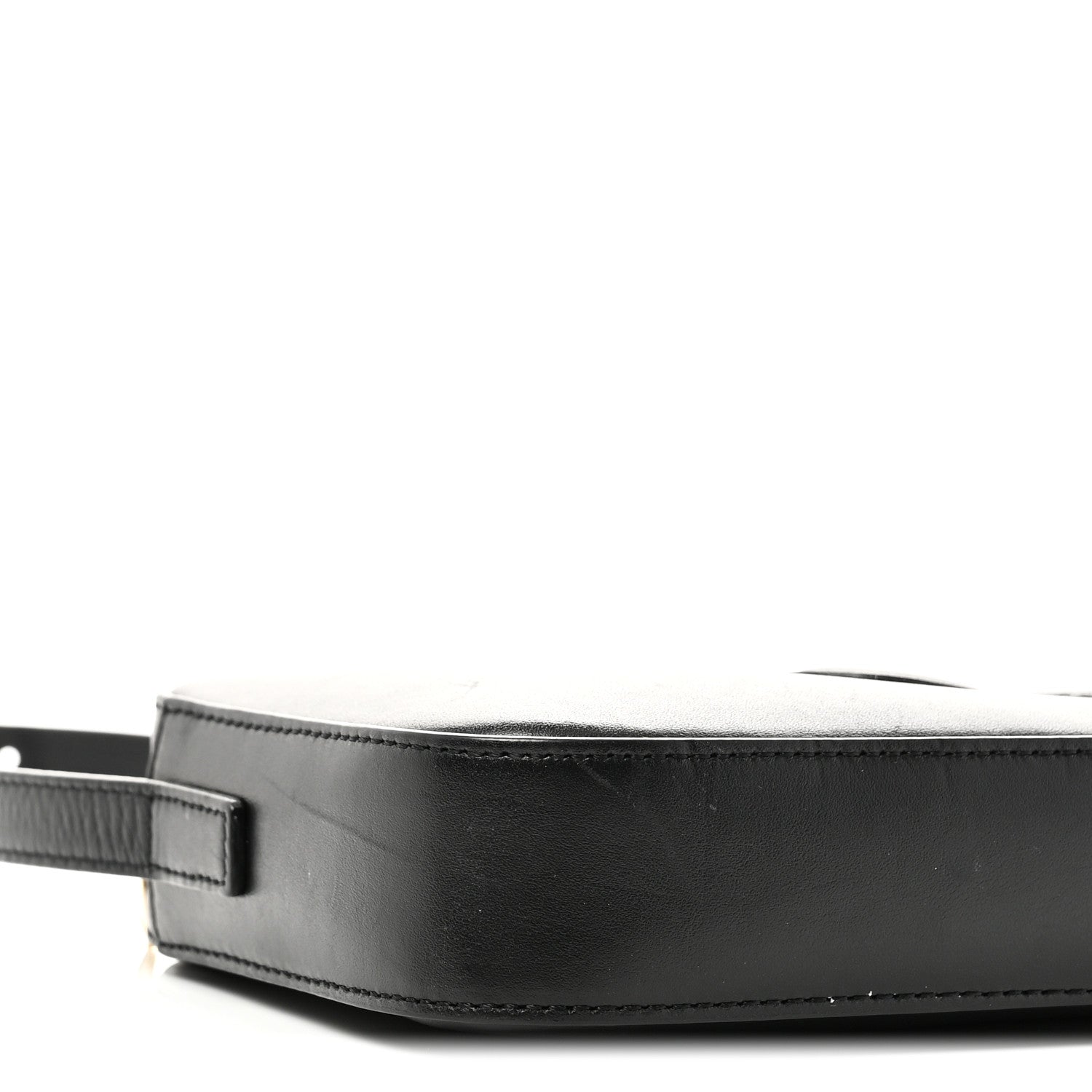 Celine Smooth Calfskin Cuir Triomphe Camera Shoulder Bag Black 8 of 9
