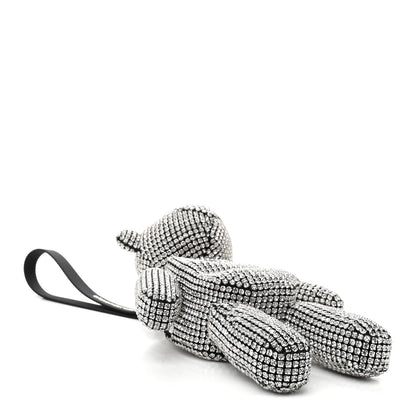 Alexander Wang Crystal Mesh Beiress Wristlet White 4 of 9