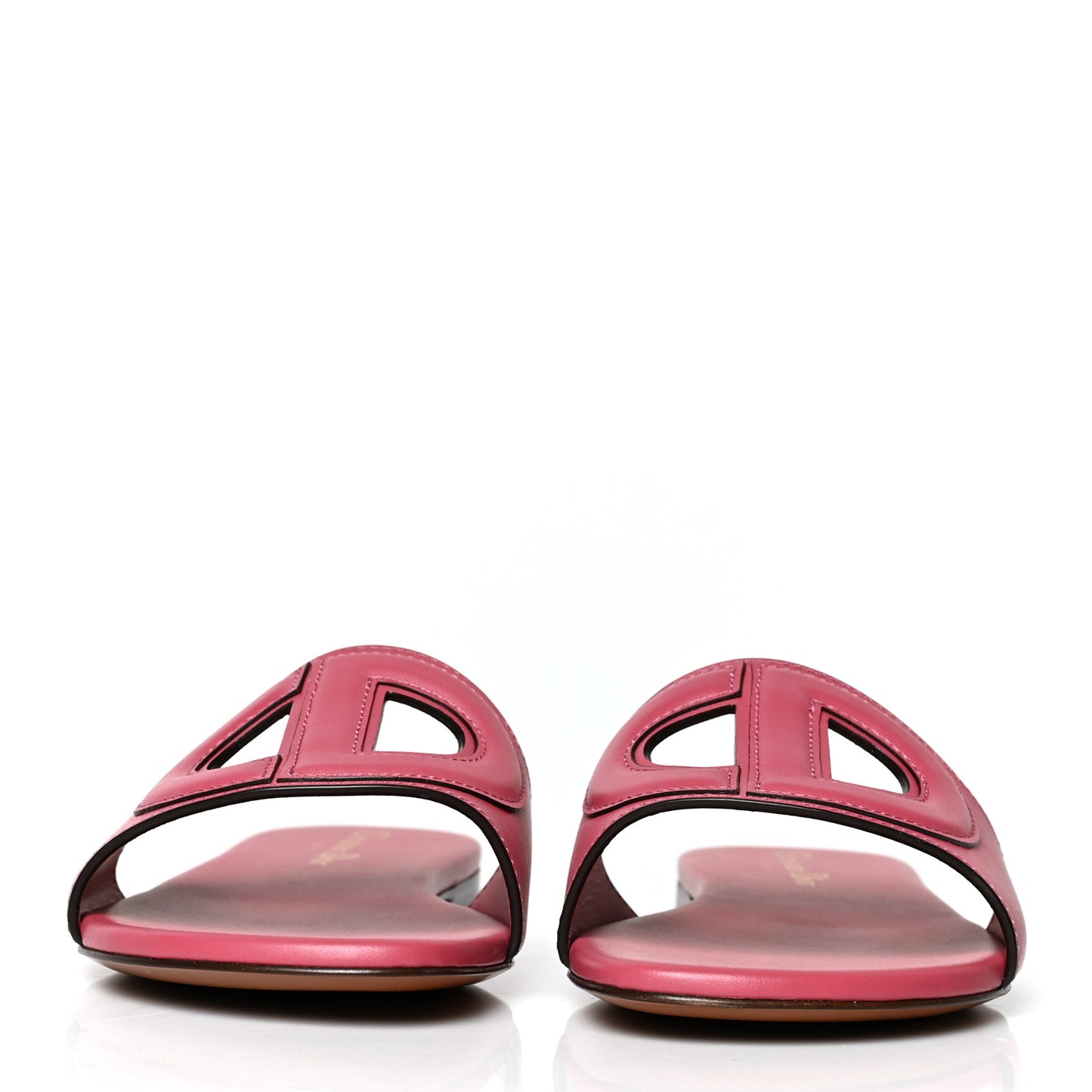 Calfskin D-Club Mule Sandal 37.5 Strawberry