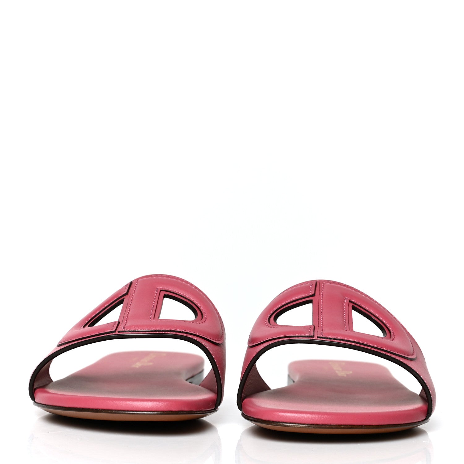 Christian Dior Calfskin D-Club Mule Sandal 37.5 Strawberry 2 of 8