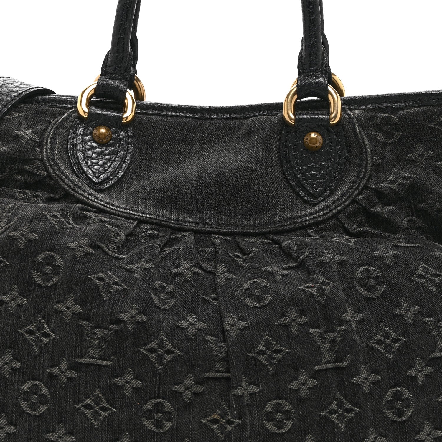 Louis Vuitton Denim Neo Cabby GM Black 8 of 10