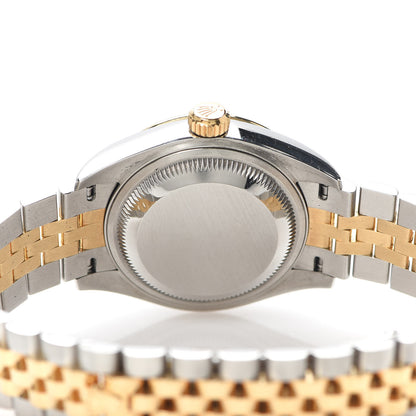 Rolex Stainless Steel 18K Yellow Gold Diamond 28mm Oyster Perpetual Datejust Watch Champagne 279173 4 of 6