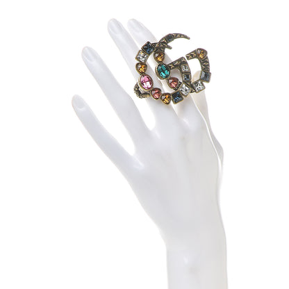 Gucci Crystal Double G Ring M Multicolor 2 of 4