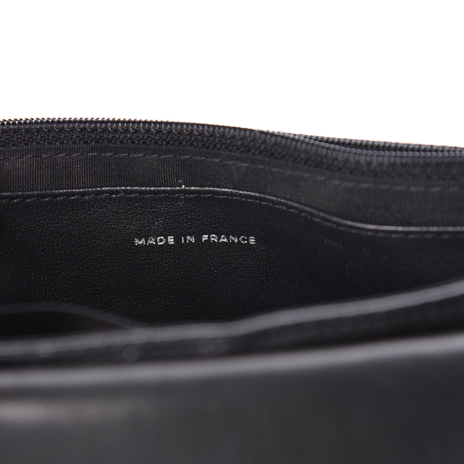 Chanel Lambskin Half Moon Wallet On Chain WOC Black 9 of 11