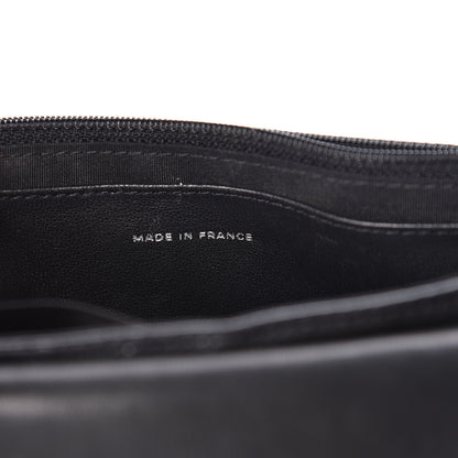 Chanel Lambskin Half Moon Wallet On Chain WOC Black 9 of 11