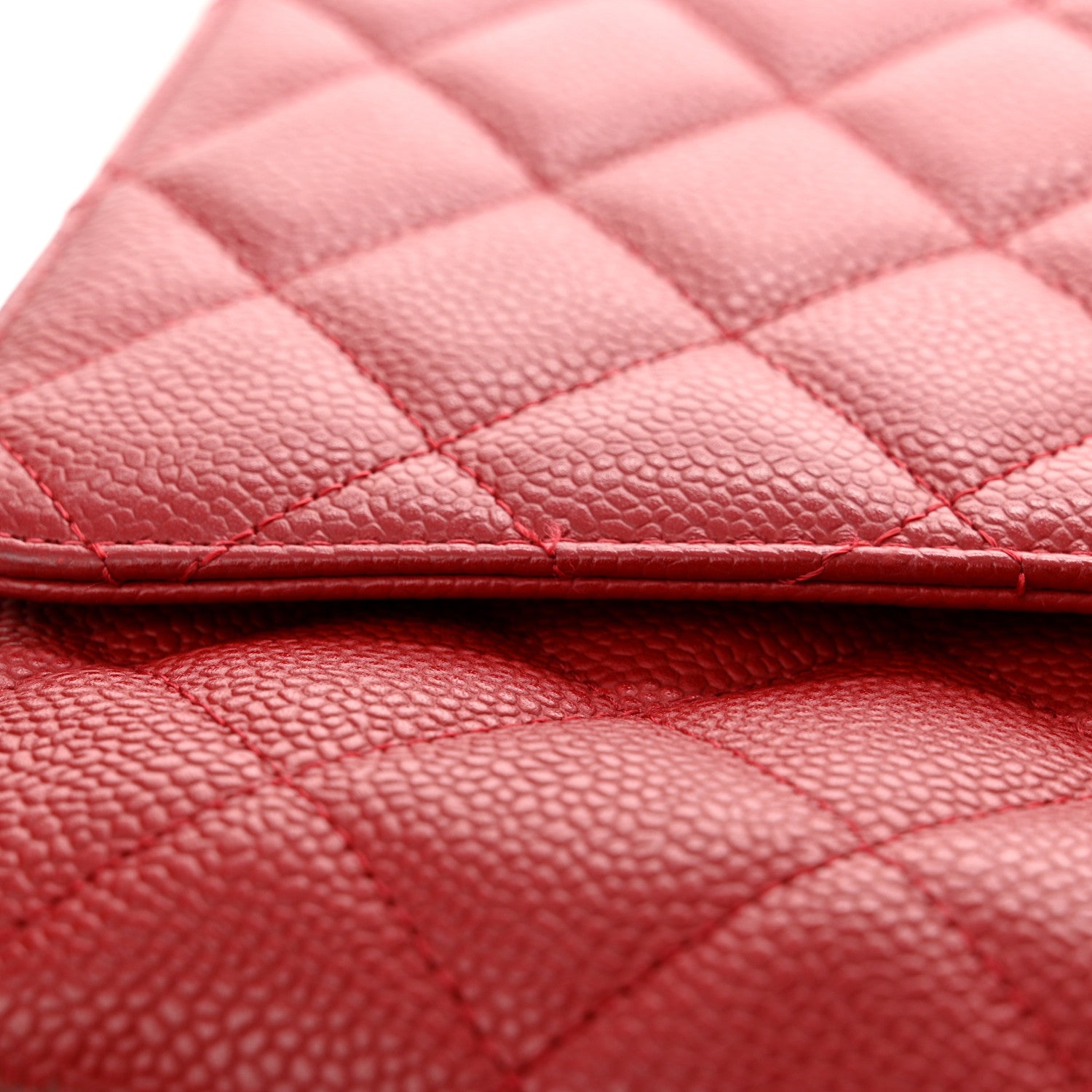 Chanel Caviar Quilted Maxi Single Flap Red 22 of 24