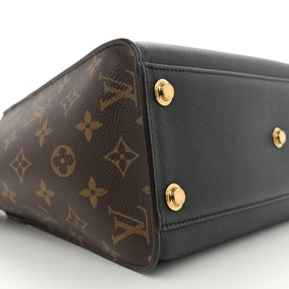 Louis Vuitton Calfskin Monogram On My Side MM Black 8 of 9