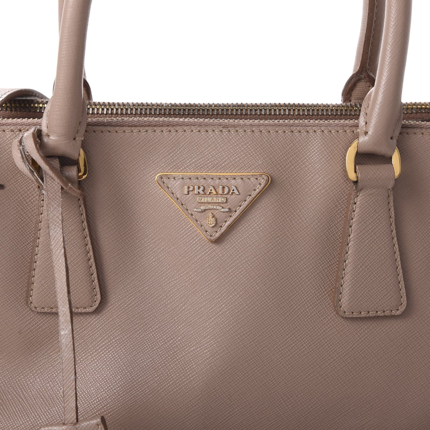 Saffiano Small Galleria Double Zip Tote Cammeo
