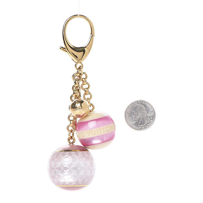 Louis Vuitton Mini Lin Bag Charm Violet 2 of 4
