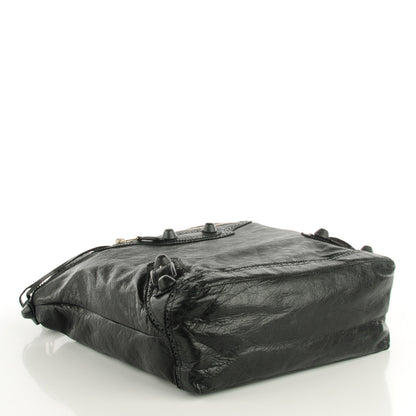 Balenciaga Agneau Giant Brogues Hardware Day Hobo Black 4 of 9