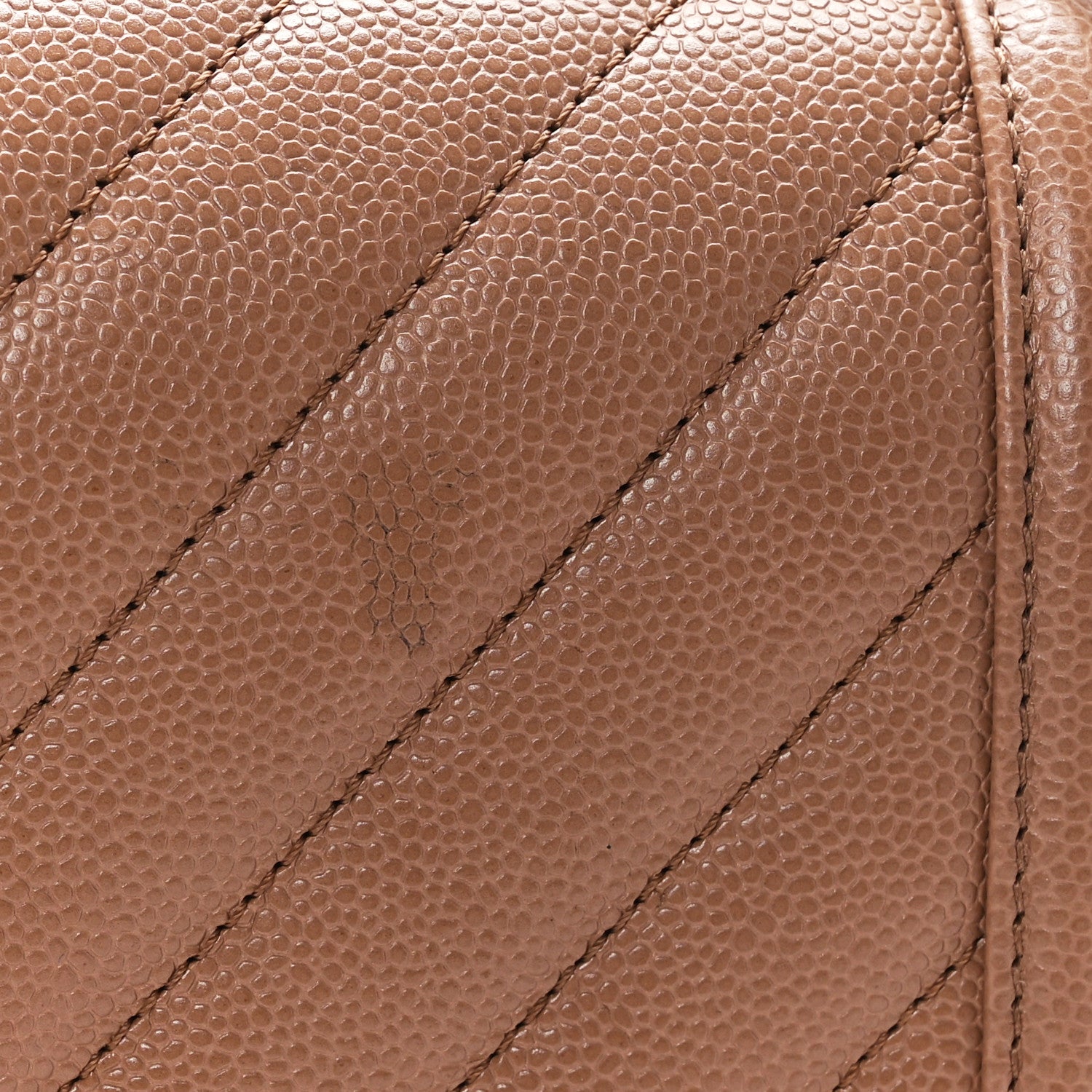 Chanel Caviar Chevron Quilted Medium Boy Flap Brown 10 of 11