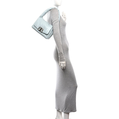 Balenciaga Thin Calfskin Small Monaco Sling Shoulder Bag  Light Blue 2 of 10