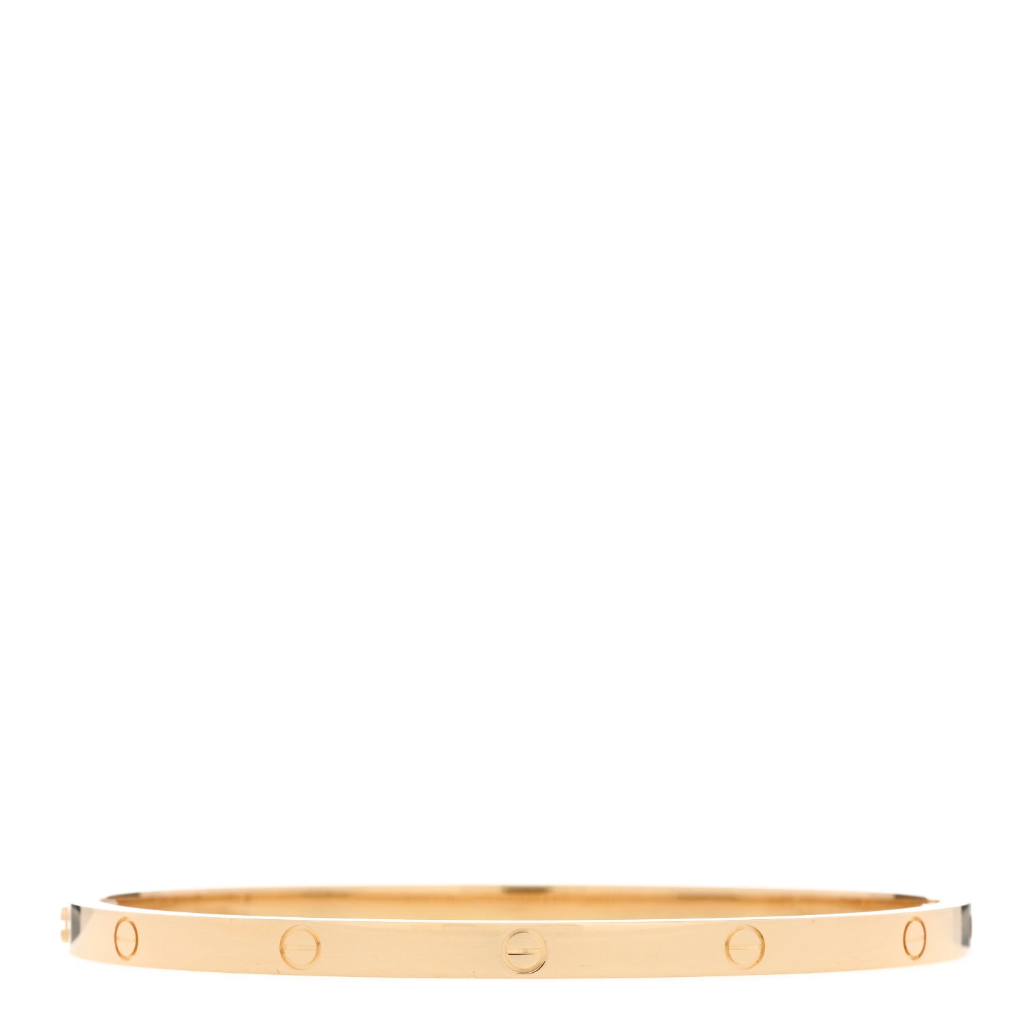 Cartier 18K Yellow Gold Small LOVE Bracelet 17 2 of 8
