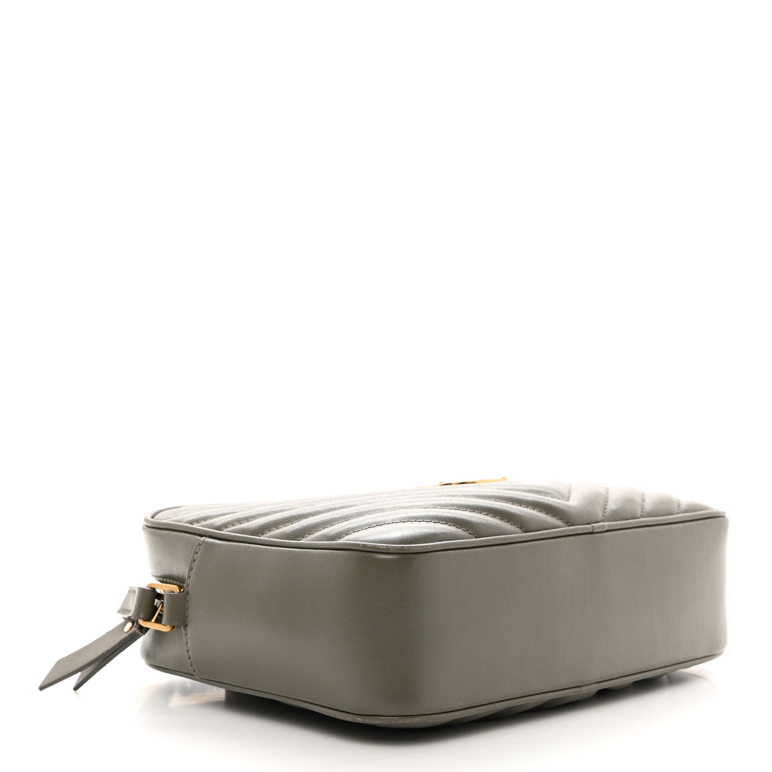 Saint Laurent SAINT LAURENT Calfskin Matelasse Monogram Lou Camera Bag Dusty Grey 4 of 14