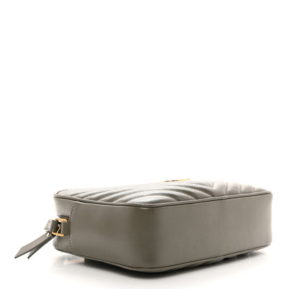 Saint Laurent SAINT LAURENT Calfskin Matelasse Monogram Lou Camera Bag Dusty Grey 4 of 14