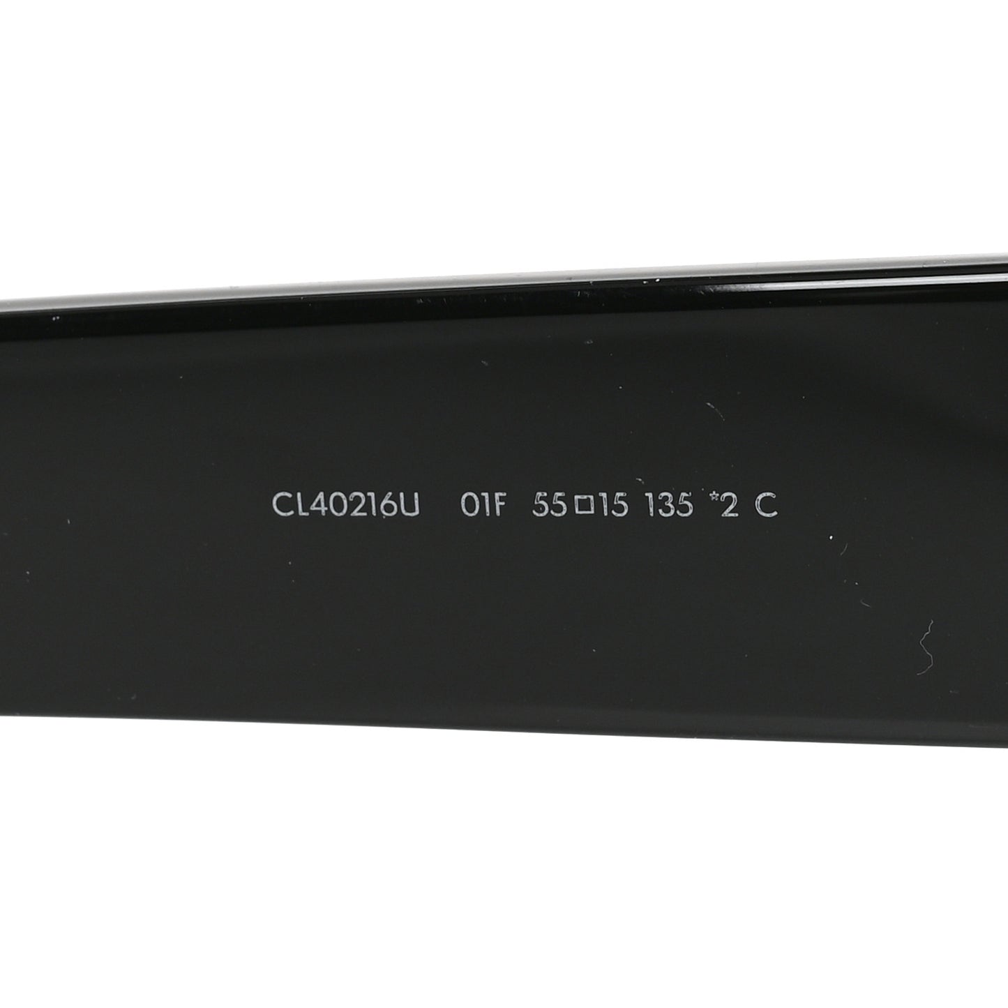 Acetate Triomphe Sunglasses CL40216U Black